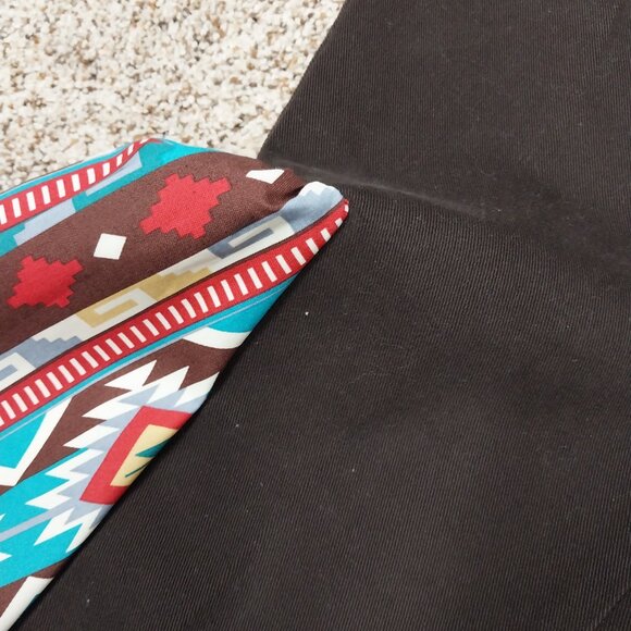 3777 Size 6 Upcycled Gloria Vanderbilt Brown New With Tags Flare Leg Jeans. - Picture 3 of 7